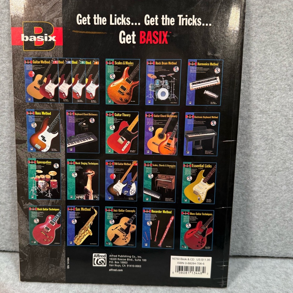 Basix Guitar Chord Dictionary Book CD Alfred Publishing 1996 Chords Theory Learn - Picture 2 of 16